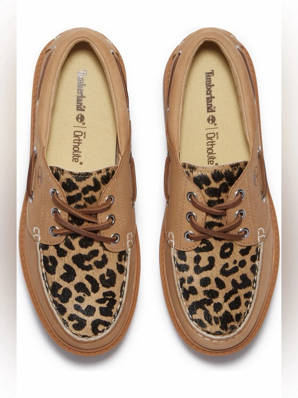 Timberland Stone Street Genuine Calf Hair Platform Boat Shoes